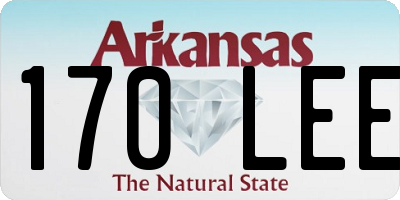 AR license plate 170LEE