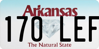 AR license plate 170LEF