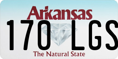 AR license plate 170LGS