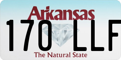 AR license plate 170LLF