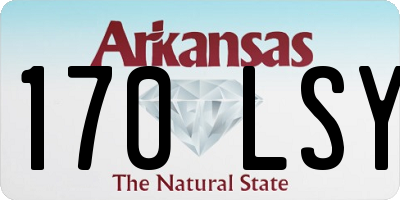AR license plate 170LSY