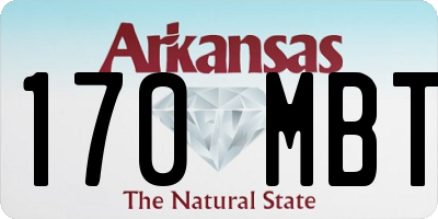 AR license plate 170MBT