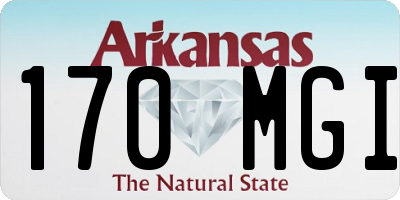 AR license plate 170MGI