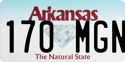 AR license plate 170MGN