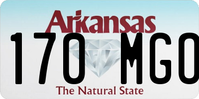 AR license plate 170MGO