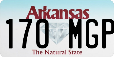 AR license plate 170MGP