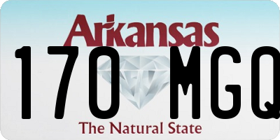 AR license plate 170MGQ