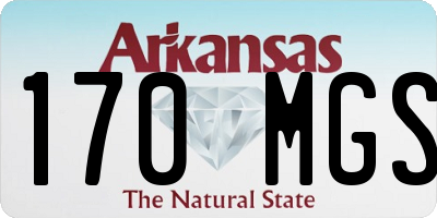 AR license plate 170MGS
