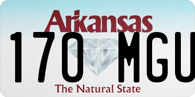 AR license plate 170MGU