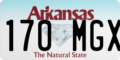 AR license plate 170MGX