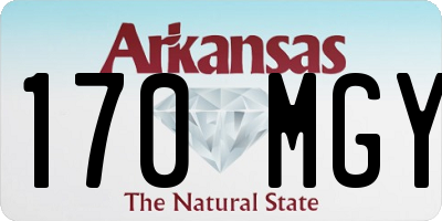 AR license plate 170MGY