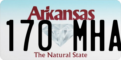 AR license plate 170MHA