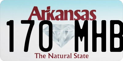 AR license plate 170MHB