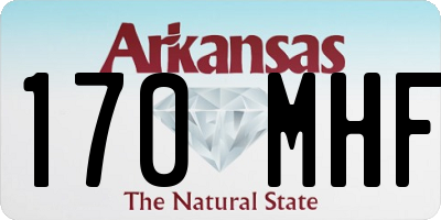 AR license plate 170MHF
