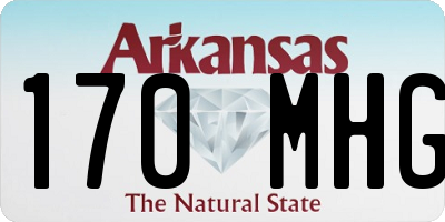 AR license plate 170MHG