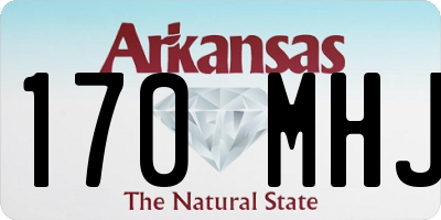 AR license plate 170MHJ