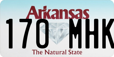 AR license plate 170MHK