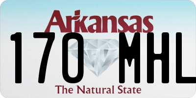 AR license plate 170MHL