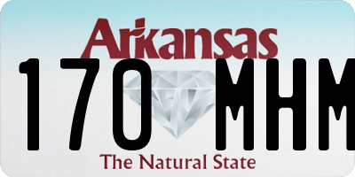 AR license plate 170MHM