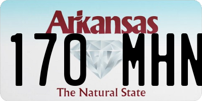 AR license plate 170MHN