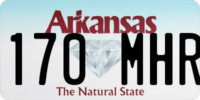AR license plate 170MHR