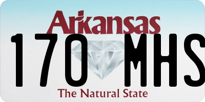 AR license plate 170MHS