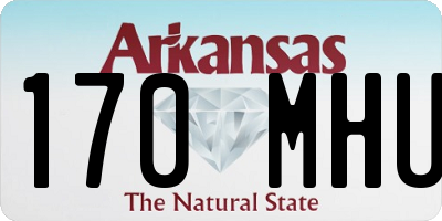 AR license plate 170MHU