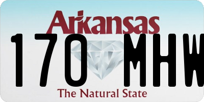 AR license plate 170MHW