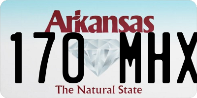 AR license plate 170MHX
