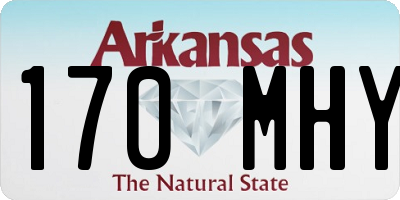 AR license plate 170MHY