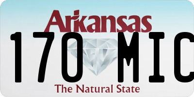 AR license plate 170MIC