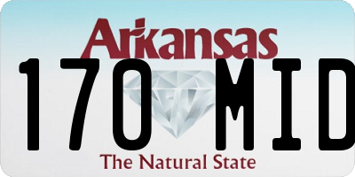 AR license plate 170MID
