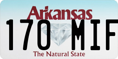 AR license plate 170MIF
