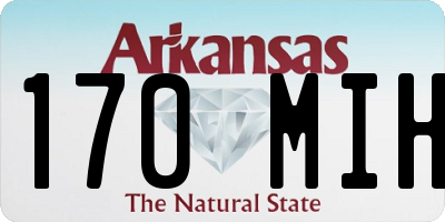 AR license plate 170MIH