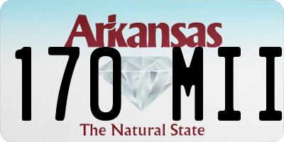 AR license plate 170MII