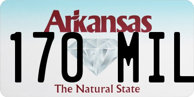 AR license plate 170MIL