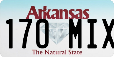 AR license plate 170MIX