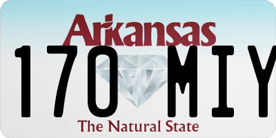 AR license plate 170MIY