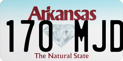 AR license plate 170MJD