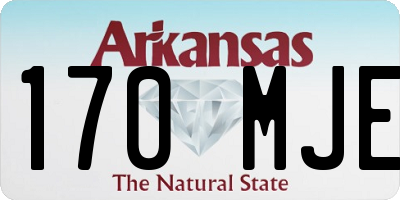 AR license plate 170MJE