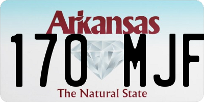 AR license plate 170MJF