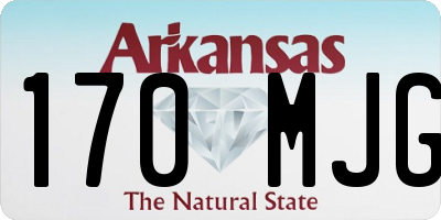 AR license plate 170MJG