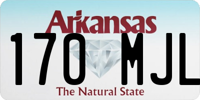 AR license plate 170MJL