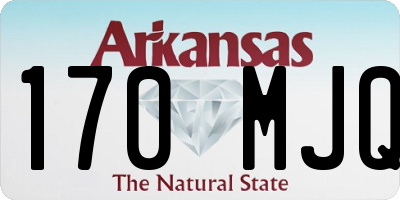 AR license plate 170MJQ