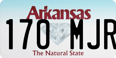 AR license plate 170MJR