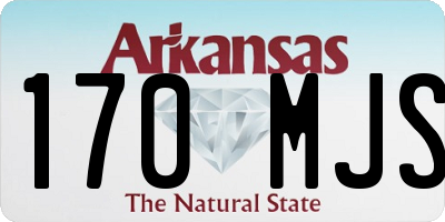 AR license plate 170MJS