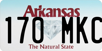 AR license plate 170MKC