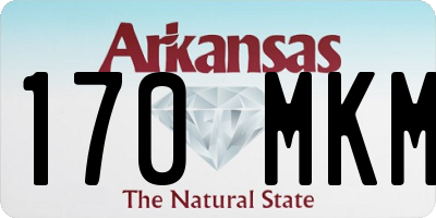 AR license plate 170MKM