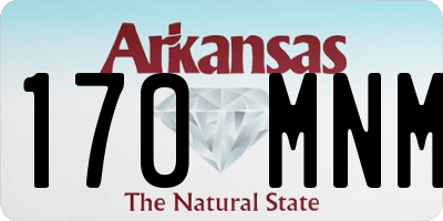 AR license plate 170MNM