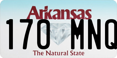 AR license plate 170MNQ